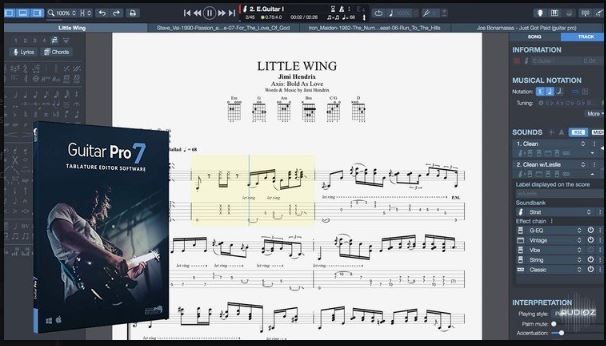 Guitar Pro 7 吉他打谱软件