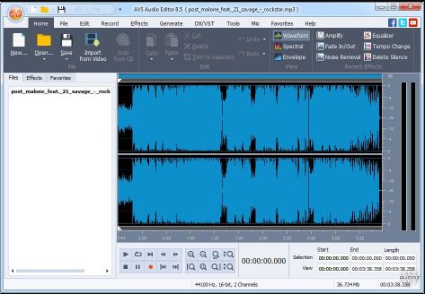 AVS Audio Editor v11.1.1.181 音频编辑器