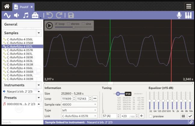 Polyphone v2.5.1 音色编辑器