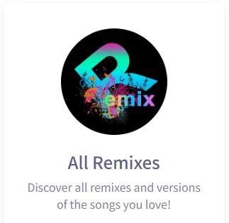All Remixes 1.5.3 发现喜爱的歌曲的所有混音