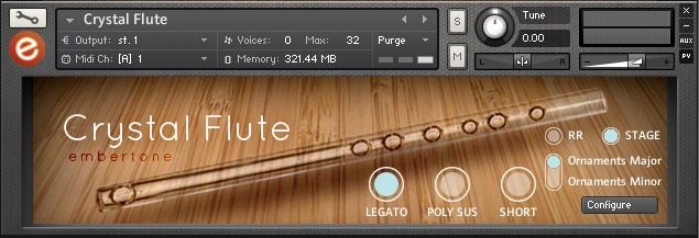 Embertone Crystal Flute 水晶长笛 ( 1.3GB )