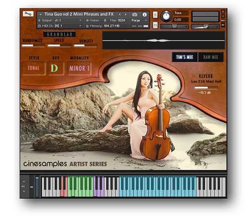 Cinesamples Tina Guo vol 2 独奏大提琴 2