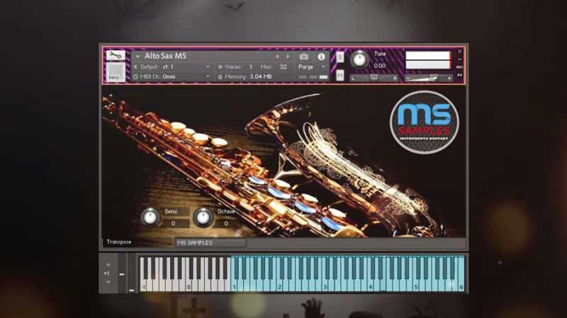Alto Sax MS Kontakt 极品萨克斯 ( 559MB )