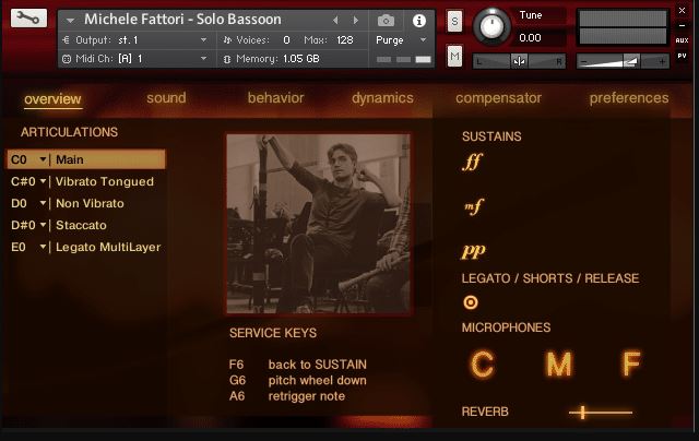 Fluffy Audio Michele Fattori Solo Bassoon 巴松管独奏