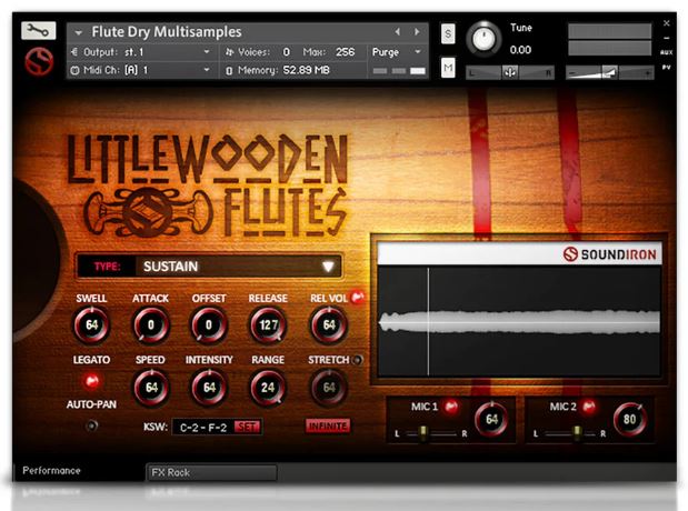Soundiron Little Wooden Flutes 印第安维努长笛
