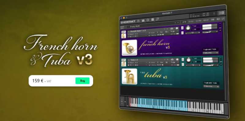 Sample Modeling French Horn and Tuba 圆号和大号