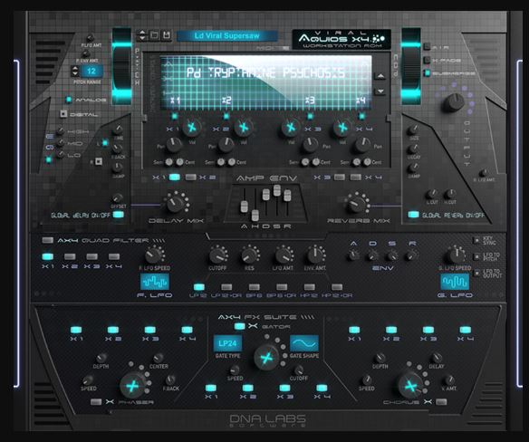 Reason RE DNA Labs Aquios X4 管弦乐合成器