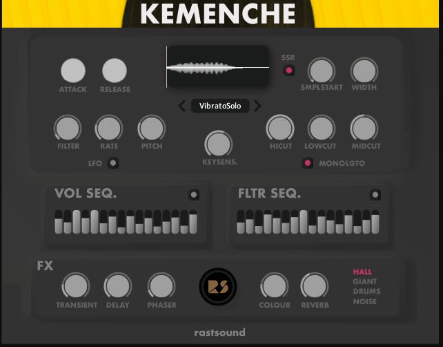 Rast Sound Kemenche v2 弦乐合成器