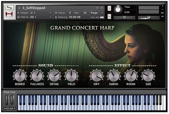 Hephaestus Sounds Grand Concert Harp 音乐会竖琴