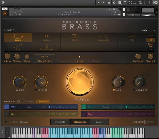 Audiobro Modern Scoring Brass 现代铜管音源 ( 150GB )