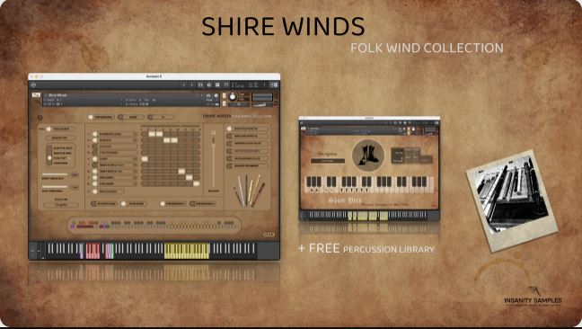Insanity Samples Shire Winds The Folk Woodwind Collection 民族木管乐器