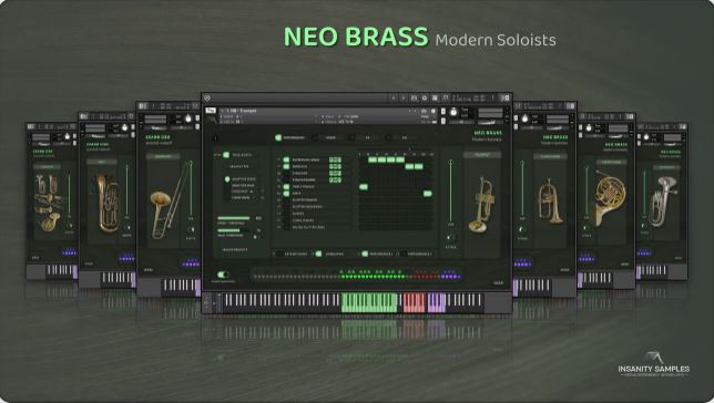 Insanity Samples Neo Brass Modern Soloists 现代铜管