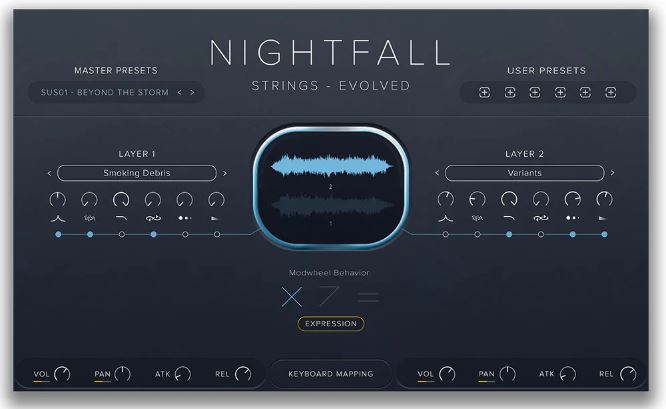 Realitone Nightfall 有机弦乐工具包