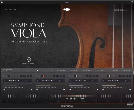 Kompose Audio Symphonic Viola Soundbox 交响中提琴