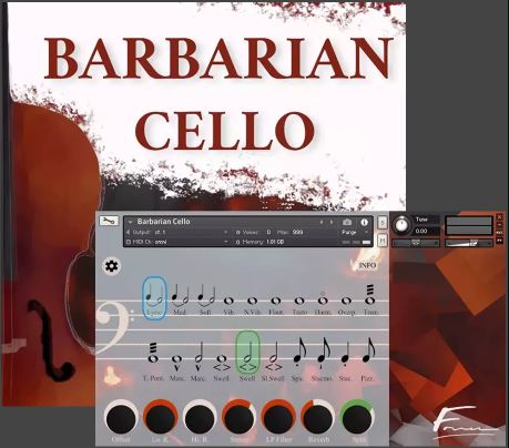 David Forner Barbarian Cello 1.2.0 Kontakt 独奏大提琴