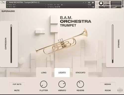 SuperAudio B.A.M Orchestra Trumpet KONTAKT 小号音源
