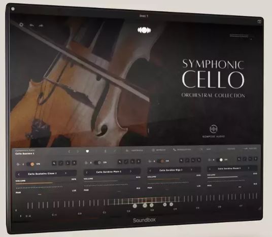 kompose audio symphonic cello 交响大提琴 ( 1GB )
