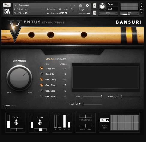 Impact Soundworks VENTUS Ethnic Winds Bansuri KONTAKT 班苏里长笛