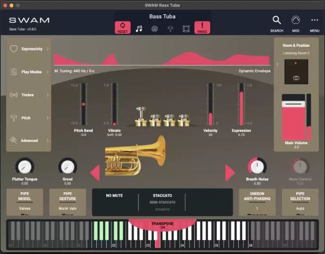 Audio Modeling SWAM Horns And Tubas v1.0.0 独奏铜管大号和圆号