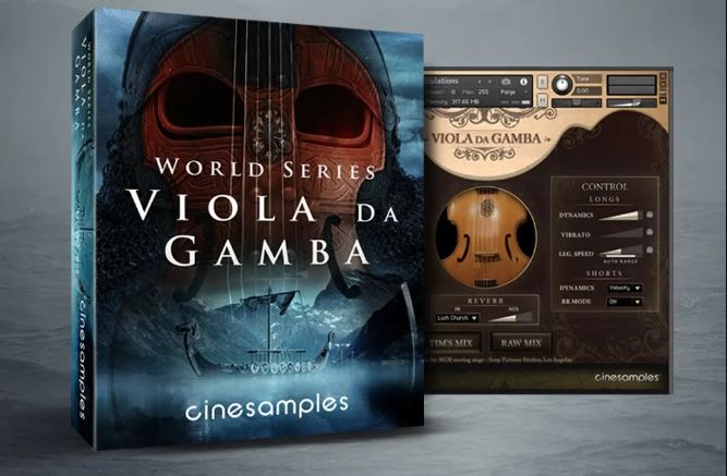 CineSamples Viola da Gamba KONTAKT 复古中提琴音源