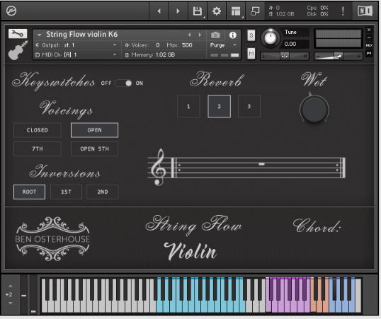 Ben Osterhouse String Flow Violin v1.3.1 KONTAKT 小提琴