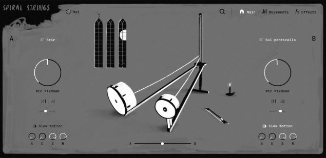Tonsturm Spiral Strings v1.6 KONTAKT 独特弦乐