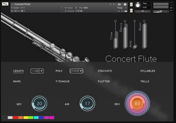 Auddict Daniela Mars Concert Flute KONTAKT 音乐会长笛
