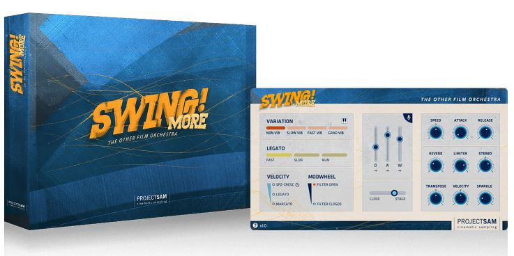 ProjectSAM Swing More! KONTAKT 爵士乐和电影配乐音源