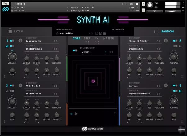 Sample Logic Synth AI KONTAKT 配乐合成器