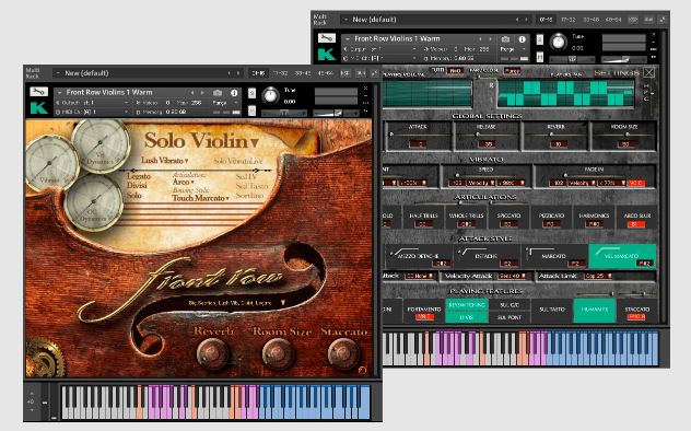 Kirk Hunter Studios Front Row Violins KONTAKT 录音室小提