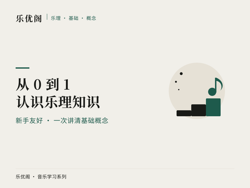 从0-1认识一下（乐理）知识