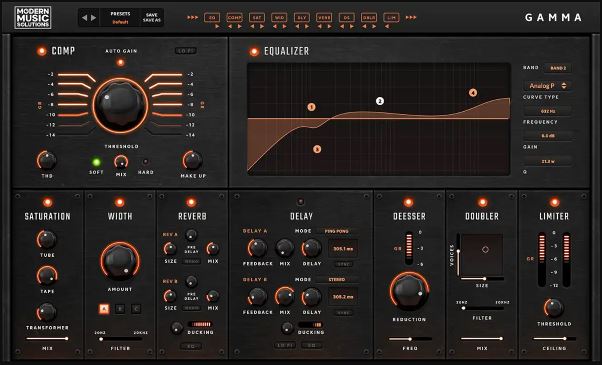 Modern Music Solutions Gamma Vocal Suite 专业人声混音调频