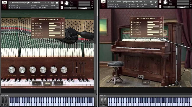 8Dio 1901 Upright Studio Piano 工作室立式钢琴