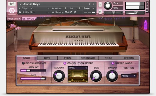Native Instruments Alicias Keys Library 艾丽西亚斯钢琴音色库